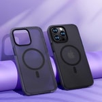 Apple iPhone 14 Pro Max Kılıf Kenarları Silikon Airbagli Mat Arka Yüzey Benks Icesand Kapak