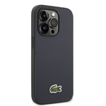 Apple iPhone 14 Pro Max Kılıf Lacoste Orjinal Lisanslı PU Pike Desenli Arka Yüzey İkonik Timsah Dokuma Logolu Kapak