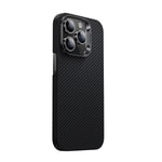 Apple iPhone 14 Pro Max Kılıf M-safe Özellikli Karbon Fiber Benks 600D Essential Kevlar Kapak