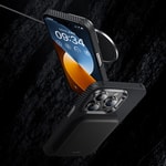 Apple iPhone 14 Pro Max Kılıf M-safe Özellikli Karbon Fiber Benks 600D Essential Kevlar Kapak