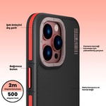 Apple iPhone 14 Pro Max Kılıf M-safe Şarj Özellikli YoungKit 600D Kevlar Kapak