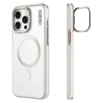 Apple iPhone 14 Pro Max Kılıf M-safe Şarj Özellikli Sararma Önleyici Youngkit Crystal Grid Kapak