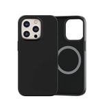 Apple iPhone 14 Pro Max Kılıf M-safe Şarj Özellikli Liquid Silikon Recci Mousse Serisi Kapak