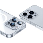Apple iPhone 14 Pro Max Kılıf M-safe Şarj Özellikli Benks Magnetic Shiny Glass Serisi Kapak