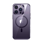 Apple iPhone 14 Pro Max Kılıf M-safe Şarj Özellikli Premium Cam Arka Yüzey Benks Electroplated Kapak