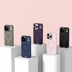 Apple iPhone 14 Pro Max Kılıf M-safe Şarj Özellikli Kamera Standlı Youngkit Bitty Cream Kapak