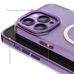 Apple iPhone 14 Pro Max Kılıf M-safe Şarj Özellikli Youngkit Coloured Glaze Serisi Kapak