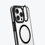 Apple iPhone 14 Pro Max Kılıf M-safe Şarj Özellikli Sararma Önleyici Youngkit Crystal Grid Kapak