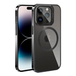 Apple iPhone 14 Pro Max Kılıf M-safe Şarj Özellikli Standlı Zore Klon Kapak