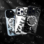 Apple iPhone 14 Pro Max Kılıf M-safe Şarj Özellikli Yazı Temalı YoungKit Mechanic Serisi Kapak