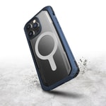 Apple iPhone 14 Pro Max Kılıf M-safe Şarj Özellikli Raptic Secure Serisi Çift Kat TPU Kenarlı Şeffaf Arka Yüzeyli Kapak