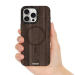 Apple iPhone 14 Pro Max Kılıf M-safe Şarj Özellikli Sararmaya Dayanıklı Youngkit Wood Forest Serisi Kapak