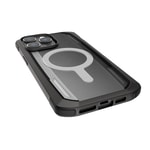 Apple iPhone 14 Pro Max Kılıf M-safe Şarj Özellikli Raptic Secure Serisi Çift Kat TPU Kenarlı Şeffaf Arka Yüzeyli Kapak