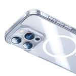 Apple iPhone 14 Pro Max Kılıf M-safe Şarj Özellikli Benks Magnetic Shiny Glass Serisi Kapak