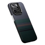 Apple iPhone 14 Pro Max Kılıf M-safe Şarj Özellikli Karbon Fiber Tasarımlı Benks Aurora ArmorAir Kevlar Kapak