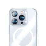 Apple iPhone 14 Pro Max Kılıf M-safe Şarj Özellikli Benks Magnetic Shiny Glass Serisi Kapak