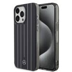 Apple iPhone 14 Pro Max Kılıf Mercedes Benz Orjinal Lisanslı New Urban 3 Sert PC Paralel Çizgi Desenli Kapak