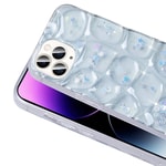 Apple iPhone 14 Pro Max Kılıf Simli 3D Desenli Zore Hacar Kapak