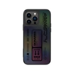 Apple iPhone 14 Pro Max Kılıf SkinArma Holografik Tasarımlı Standlı Deri Görünümlü Kira Kobai Kapak