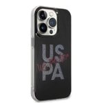 Apple iPhone 14 Pro Max Kılıf U.S. POLO ASSN. Simli Parlak Alfabe Tasarım Kapak