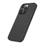 Apple iPhone 14 Pro Max Kılıf ​​​​​Wiwu Karbon Fiber Görünümlü M-safe Wireless Şarj Özellikli Kabon Kapak