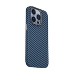 Apple iPhone 14 Pro Max Kılıf ​​​​​Wiwu Karbon Fiber Görünümlü M-safe Wireless Şarj Özellikli Kabon Kapak