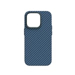 Apple iPhone 14 Pro Max Kılıf ​​​​​Wiwu Karbon Fiber Görünümlü M-safe Wireless Şarj Özellikli Kabon Kapak