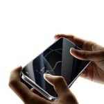 Apple iPhone 14 Zore 2.5D Oliv Privacy Temperli Cam Ekran Koruyucu + Kolay Uygulama Aparatı
