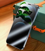 Apple iPhone 14 Zore Rika Premium Privacy Temperli Cam Ekran Koruyucu