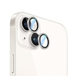 Apple iPhone 15 CaseWorld Alloy Sparkling Diamond Serisi Taşlı Lens Koruyucu