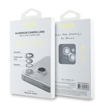 Apple iPhone 15 Guess Orjinal Lisanslı Metal Kamera Lens Koruyucu