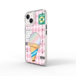Apple iPhone 15 Kılıf Çift Katman Desenli Wiwu Summer Serisi Kapak