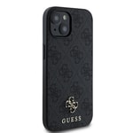 Apple iPhone 15 Kılıf Guess Orjinal Lisanslı M-safe Şarj Özellikli Small 4G Classic Kapak