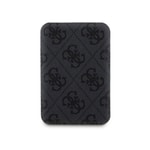 Apple iPhone 15 Kılıf Guess Orjinal Lisanslı M-safe Şarj Özellikli Yazı Logolu 4G Desenli Kapak + Powerbank 5000mAh 2in1 Set
