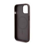 Apple iPhone 15 Kılıf Guess Orjinal Lisanslı M-safe Şarj Özellikli Yazı Logolu 4G Desenli Kapak + Powerbank 5000mAh 2in1 Set
