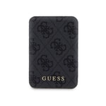 Apple iPhone 15 Kılıf Guess Orjinal Lisanslı M-safe Şarj Özellikli Yazı Logolu 4G Desenli Kapak + Powerbank 5000mAh 2in1 Set