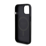Apple iPhone 15 Kılıf Guess Orjinal Lisanslı M-safe Şarj Özellikli Yazı Logolu 4G Desenli Kapak + Powerbank 5000mAh 2in1 Set