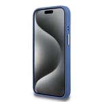 Apple iPhone 15 Kılıf Guess Orjinal Lisanslı PU Deri 4G Desenli Metal Büyük 4G ve Yazı Logolu Kamera Standlı Kapak
