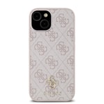 Apple iPhone 15 Kılıf Guess Orjinal Lisanslı M-safe Şarj Özellikli Small 4G Classic Kapak