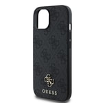 Apple iPhone 15 Kılıf Guess Orjinal Lisanslı M-safe Şarj Özellikli Small 4G Classic Kapak