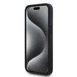 Apple iPhone 15 Kılıf Guess Orjinal Lisanslı M-safe Şarj Özellikli Gül Baskılı 4G Desenli Yazı Logolu Kapak