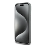 Apple iPhone 15 Kılıf Guess Orjinal Lisanslı Taşlı Arka Yüzey Üçgen Logolu Kapak