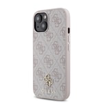 Apple iPhone 15 Kılıf Guess Orjinal Lisanslı M-safe Şarj Özellikli Small 4G Classic Kapak
