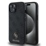 Apple iPhone 15 Kılıf Guess Orjinal Lisanslı M-safe Şarj Özellikli Small 4G Classic Kapak