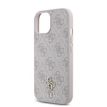 Apple iPhone 15 Kılıf Guess Orjinal Lisanslı M-safe Şarj Özellikli Small 4G Classic Kapak