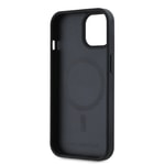 Apple iPhone 15 Kılıf Karl Lagerfeld Orjinal Lisanslı M-safe Şarj Özellikli KL Yazılı Hot Stamp Kapak