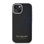 Apple iPhone 15 Kılıf Karl Lagerfeld Orjinal Lisanslı KL Yazılı Hotel Kapak