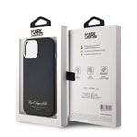 Apple iPhone 15 Kılıf Karl Lagerfeld Orjinal Lisanslı KL Yazılı Hotel Kapak