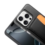 Apple iPhone 15 Kılıf Kartlıklı Zore X-Kart Silikon Kapak