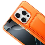 Apple iPhone 15 Kılıf Kartlıklı Zore X-Kart Silikon Kapak